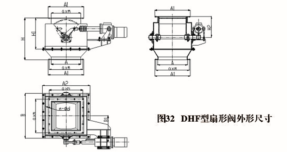 DHF型扇（?。┬伍y門(圖1)